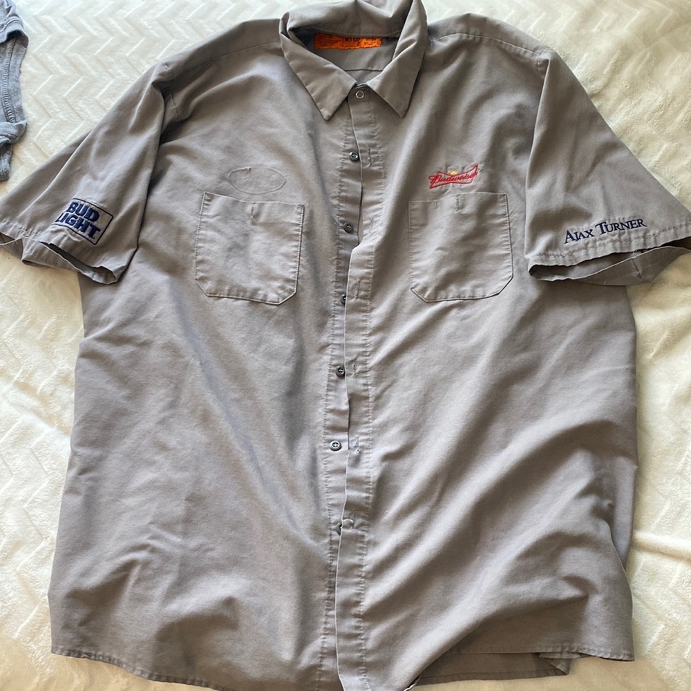 Budweiser Button Up Party wear